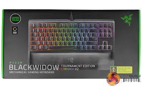When it comes to gaming keyboards, this model's portability and reliability is hard to beat. Razer Blackwidow Chroma V2 Tournament Edition Tenkeyless Keyboard Review Kitguru