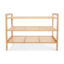 Perfect in your master suite or guest bathroom, it features an over the door design, which helps you. 3 Tier Stackable Bamboo Shoe Rack Kmart