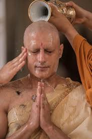 Buddhist Monks Wash Indian Actor Gagan Editorial Stock Photo