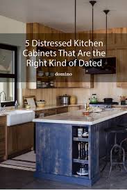 5 Distressed Kitchen Cabinets That Really Bring The Charm In 2020 Distressed Kitchen Distressed Kitchen Cabinets Kitchen Cabinets
