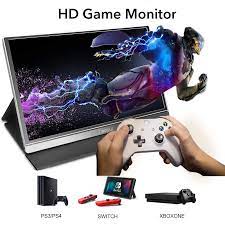 Amazon Com Portable Monitor Lepow 15 6 Inch Computer Display 1920 1080 Full Hd Ips Screen Usb C Gaming Monitor With Type C Monitor Pc Laptop Screen Protector