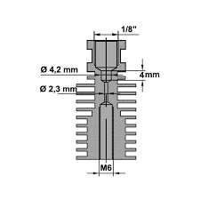 heatsink for dmake printing head