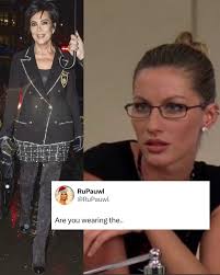 Are you wearing the—“ “The same blazer Andy Sachs wore in  #TheDevilWearsPrada?” Yes, yes she is. 😌💅 Photos: #KrisJenner via  BACKGRID