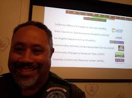 Emergency Manager Rodney Myles(left) and Security Specialist Johanian  Melendez(right) met with the workforce to increase employee awareness,  preparedness, and contingencies for natural, human, and accidental  disasters, whether at home or at the