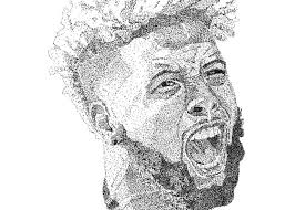 Odell Beckham Jr Greeting Card For Sale By Marcus Price Odell beckham jr has rocked many different hairstyles. odell beckham jr greeting card for