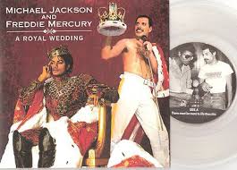 Freddie mercury and michael jackson struck up a friendship in the early 80s when mercury lived in new york for a period of time. Michael Jackson And Freddie Mercury A Royal Wedding 2012 Clear Vinyl Discogs