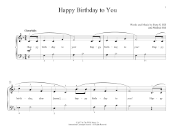 Lind level 2, late beginner pages: Mildred Hill Patty Hill Happy Birthday To You Arr Christopher Hussey Sheet Music Pdf Notes Chords Traditional Score Educational Piano Download Printable Sku 411431