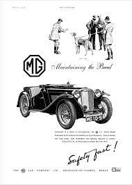 Car Advert Mg Tc 1 1946 Antique Cars Old Vintage Cars Classic Cars