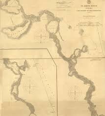 florida memory st johns river nautical chart lake monroe