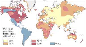 The most common blood types are a+ or o+. Modern Human Variation Distribution Of Blood Types