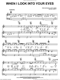 The song was written by guitarist bill leverty and vocalist c.j. Firehouse When I Look Into Your Eyes Sheet Music For Voice Piano Or Guitar