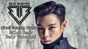 T.O.P Bigbang Slick Back Hair Tutorial