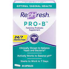 Rephresh Pro B Probiotic Supplement For Women 30 Oral Capsules Walmart Com Walmart Com