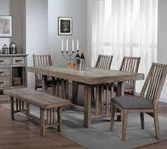 These sets are constructed of solid woods often from the wasatch mountain range right here in utah consisting of premium oak or alder hardwoods, authentic reclaimed. Union Rustic Huang 6 Piece Dining Set Reviews