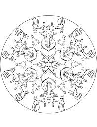 Rentier Mandala Weihnachten Kostenlos Ausdrucken Christmas Diy Kids Mandala Weihnachtsmalvorlagen Weihnachtsfarben Kostenlose Ausmalbilder