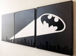 Hey I Found This Really Awesome Etsy Listing At Https Www Etsy Com Listing 210588220 Bat Si Sala De Batman Produccion Artistica Proyectos De Arte Para Ninos