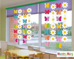 Decoraciones De Primavera Con Margaritas Decoraciones De Primavera Mar In 2020 Basteln Fruhling Kindergarten Basteln Fruhling Fensterdeko Basteln Fruhling Kinder