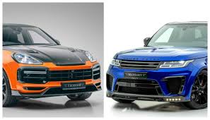 Ultimate Luxury Suv Comparison Mansory Porsche Cayenne Vs Range Rover Sport Rennlist