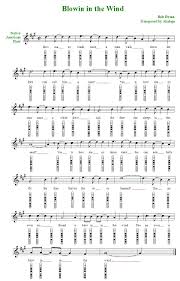 Blowin In The Wind Tablature Native American Flute Music Native American Flute Native American Music
