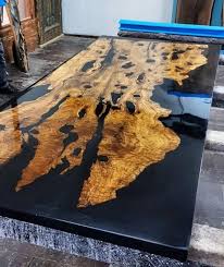 Olive Epoxy Resin Table With Olive Epoxy Consollive Etsy Epoxy Resin Table Resin Furniture Resin Table