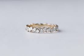 Marquise Cluster Diamond Wedding Bands Eternity Ring Diamond Diamond Bands