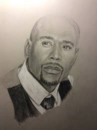 Quick sketch of Morris Chestnut by mmgnlewis