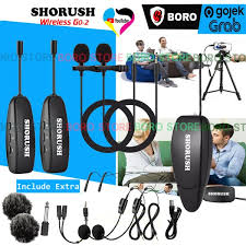 Gerah tv 38.752 views1 month ago. Jual Shorush Go Dual Channel Microphone Mic Clip On Wireless 2 4g Prank Vlog Talk Show Untuk Smartphone Hp Mirorless Di Lapak Boro Store Bukalapak
