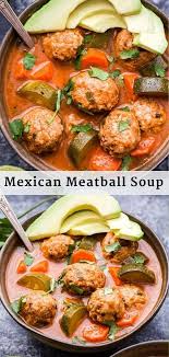 Mexican Meatball Soup In 2020 Meatball Soup Recipes Meatball Soup Mexican Meatball Soup
