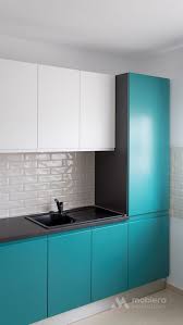 Mobiera Ro Bucatarie Turcoaz Portfolio 09 Kitchen Cupboard Designs Kitchen Interior Design Decor Interior Design Kitchen