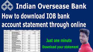 Accessibility statement we are committed to ensure that the indian overseas bank's website is accessible to all users irrespective of device in use, technology or ability. How To Download Iob Bank Last Year Statement In Online Youtube
