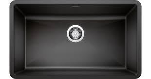 Large kitchen items such as baking sheets, pots and pans can be maneuvered easily within the super single. Blanco 440149 Precis 32 Undermount Single Basin Build Com