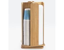 Cal Mil Classic Revolving Plastic Disposable Every Day Cup Lid Organizer Cal Mil Coffee Pod Storage