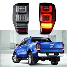 Led Tail Lamp For Ford Ranger 2012 2015 2016 2017 2018 2019 Left Right Led Tail Light Reverse Light Sequential Turning Signal Car Light Assembly Aliexpress