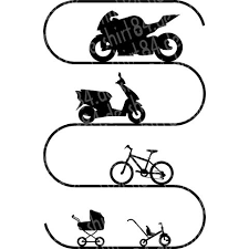Die Evolution Des Motorrades In Bilder Vom Kinderwagen Und Dreirad Hin Zum Ersten Fahrrad Dann Der Erste Rolle Motorrad Geburtstag Motorrad Motorrad Geschenke