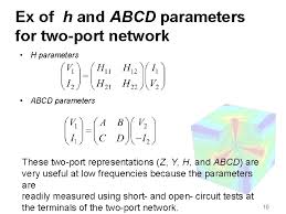 Two port network and its z & y parameters подробнее. Ene 428 Microwave Engineering Lecture 9 Scattering Parameters