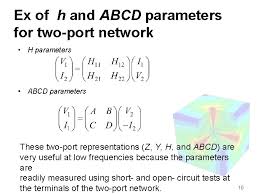 Two port network and its z & y parameters подробнее. Ene 428 Microwave Engineering Lecture 9 Scattering Parameters