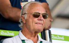 Kungen på plats inför stafetterna