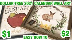 So the new 2021 dollar tree calendar has been the new craze on the diy groups. How To Frame Dollar Tree 2021 Calendar Pictures Youtube