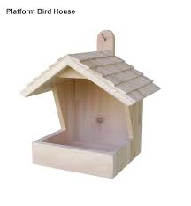 And for more bird house inspiration, check out these 16 seriously cool birdhouses. An Unfinished Platform Bird House With Shingled Roof Two Integral Mounting Tabs Ensure Secure Mounting To A Tree T Beautiful Birdhouses Bird House Bird Houses