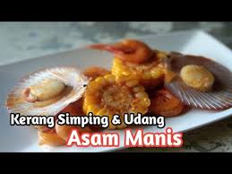 Lihat juga resep kerang simping saus padang enak lainnya. Resep Kerang Simping Udang Asam Manis Youtube