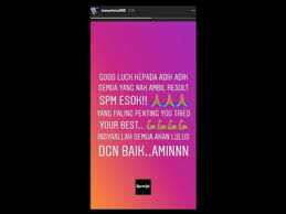Peperiksaan sijil pelajaran malaysia spm tahun telah bermula hingga 5/12/2017 nanti, ibubapalah yang paling sibuk dan bimbang tentang anak anak kita. 8 Selebriti Kongsi Ucapan Good Luck Kepada Pelajar Spm Sweet Sangat Remaja