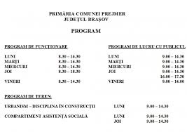 Maybe you would like to learn more about one of these? Program De Lucru Comuna Prejmer