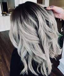 Discovered By Queen Of Everything Find Images And Videos About Girl Fashion And Beautiful On We Heart It Th Grey Hair Color Ice Blonde Balayage Hair Blonde