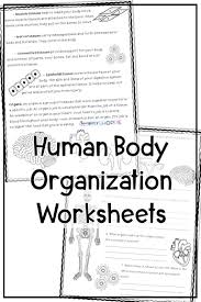 Human Body Organization Worksheet Human Body Reading Differentiated Reading Passages Upper Elementary Resources