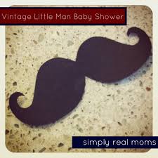 Mom will appreciate the diapers and the shoes! Vintage Little Man Themed Baby Shower