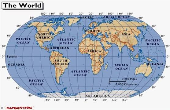 Which place or country is at the center of world? - Quora