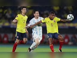 Argentina face uruguay in the second fixture in the copa america 2021 at the mané garrincha stadium in brasilia. Colombia 2 2 Argentina Borja Levels In 94th Minute As Messi S La Albiceleste Blow Two Goal Lead