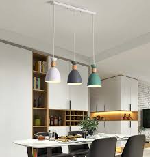 Bokt Led Pendant Light Fixture Kitchen Island Light Modern Metal Rod Hanging Lamp Nordic Style Dining Room Cafe Indoor Lighting Pendant Lights Aliexpress