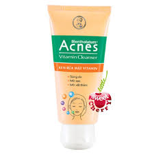 Acnes Vitamin Cleanser 100gr From Rohto Mentholatum Purpose Take Care Of Post Acne Period By Regenerating The Pimple Af Vitamin A Acne Mentholatum Cleanser