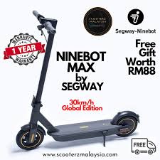 First entering the global market in 2016, niu electric scooters are now in malaysia, and priced at rm8,800, including road tax, insurance and registration. Ninebot Max E Scooter By Segway 30kmh Global Edition 65km Range 350w Motor 10 Inch Wheel Official And Authorised Escooter Electric Scooter Malaysia E Scooter Mobility Champion All Electric
